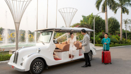 Dịch vụ xe đưa đón tại khu nghỉ dưỡng