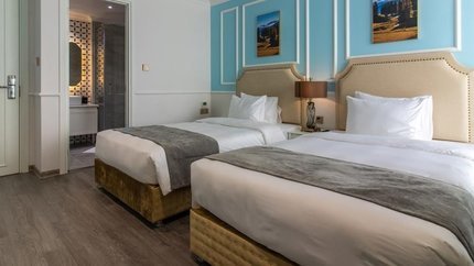 Phòng Premier Ocean View bố trí 2 giường đơn