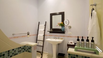 Phòng tắm thiết kế phong cách nhẹ nhàng tinh tế