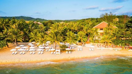 Bãi biển riêng của Resort