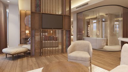 Phòng được thiết kế sang chảnh