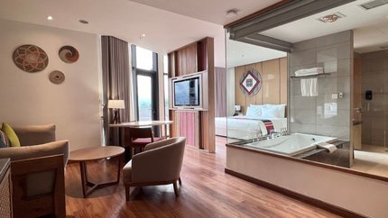 Không gian phòng rộng rãi