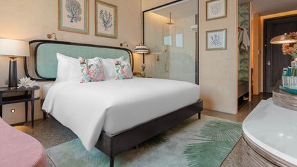 Phòng Deluxe tại khách sạn.