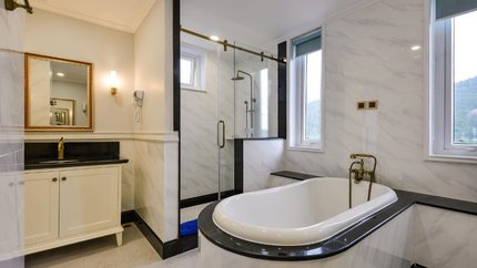 Phòng tắm có bồn tắm riêng