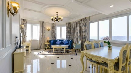 Không gian phòng rộng rãi