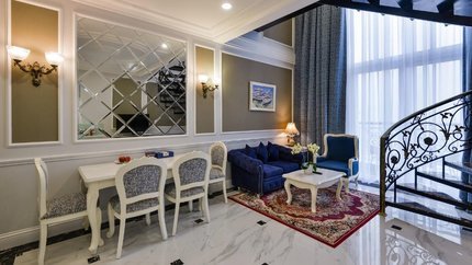 Phòng được bày trí bắt mắt