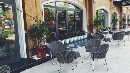 Khu vực cafe rất thư giãn