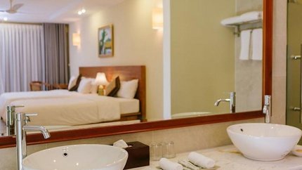 Phòng vệ sinh khép kín đầy đủ tiện nghi