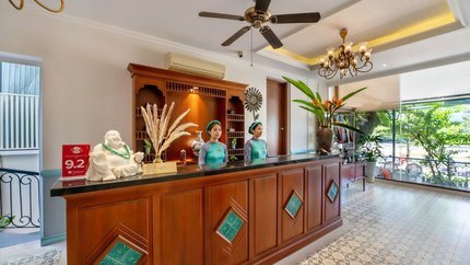 Khu vực lễ tân khách sạn