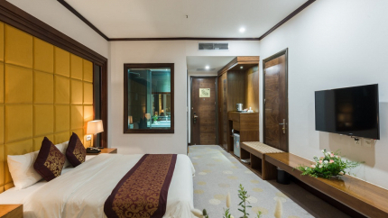 Phòng Deluxe Khách Sạn Lao Cai Star 4 Sao