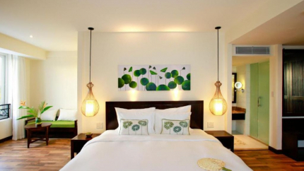 Phòng Deluxe Rice Field View Khách Sạn Lasenta Boutique