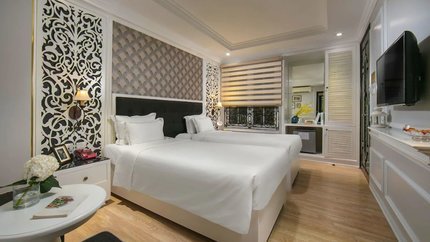 Phòng Deluxe với view nhìn ra thành phố