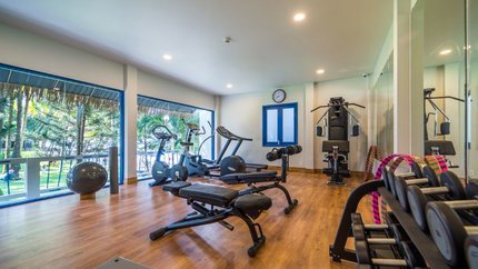 Gym L'Azure Resort and Spa Phú Quốc với trang thiết bị hiện đại