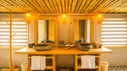 Phòng tắm tại Le Champ 4 sao