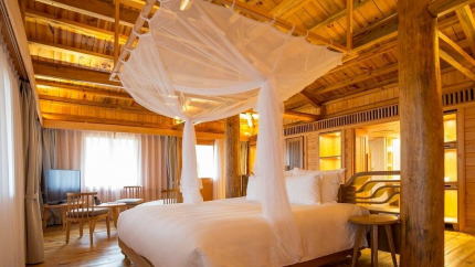 Phòng Deluxe Suite Bungalow tại Le Champ Tú Lệ Resort Hot Spring & Spa