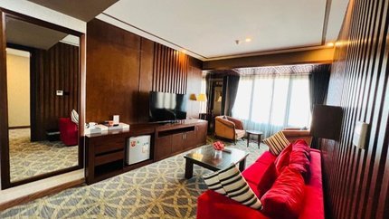 Phòng được trang trí nổi bật