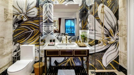 Phòng tắm Gallery Haifo Suite tại Le Pavillon Gallery Hoian 5*