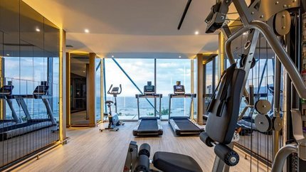 Phòng GYM máy móc hiện đại