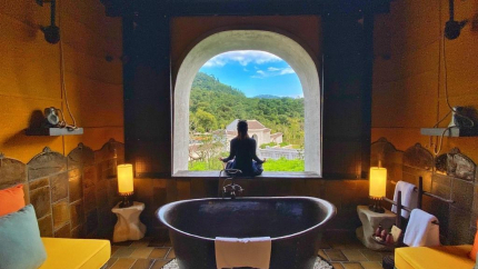 Phòng tắm tại Legacy Yên Tử - MGallery Quảng Ninh