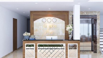 Sảnh lễ tân khách sạn Lepont