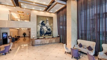 Sảnh lễ tân sang trọng