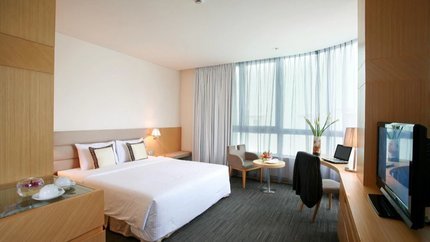 Không gian phòng rộng rãi, thoáng đãng