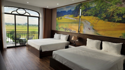 Phòng Deluxe Twin Lotus Hotel Ninh Bình