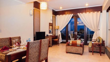 Không gian phòng khách thoáng đãng