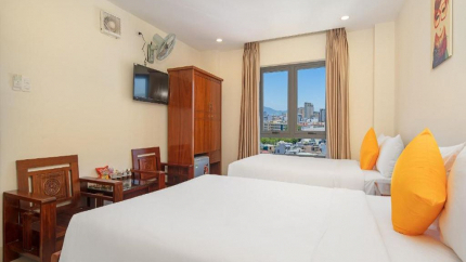 Phòng Superior Twin Khách Sạn Lotus Rock Đà Nẵng 3 Sao