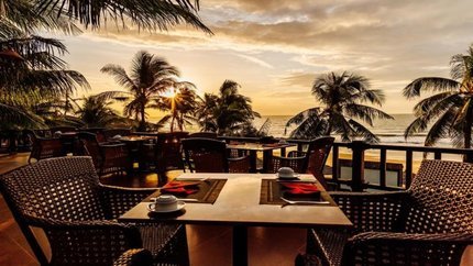 Không gian lãng mạn lúc hoàng hôn