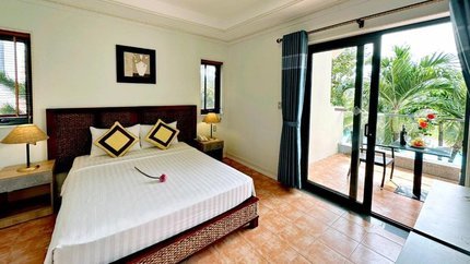 Không gian phòng thoáng rộng, ban công lớn