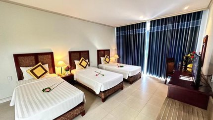 Gam màu vàng nhạt tạo sự dễ chịu