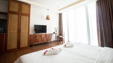 Không gian thoáng nhờ cửa sổ lớn