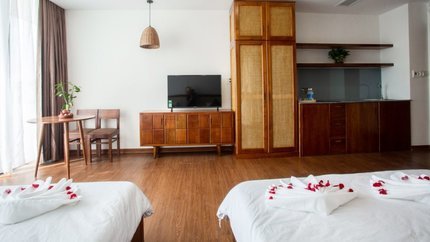 Tông màu nâu chủ đạo