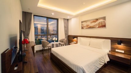 Tầm nhìn phòng hướng sông thơ mộng