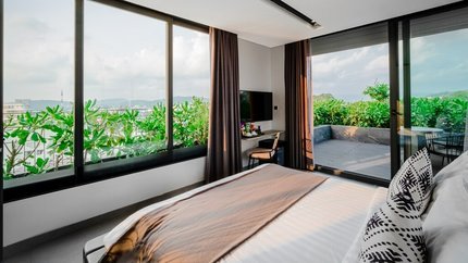 View phòng hướng ra thành phố