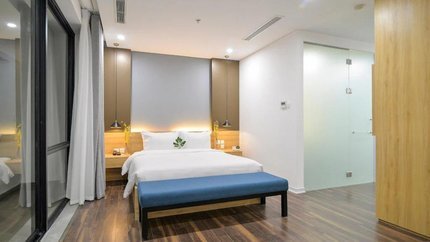 Không gian phòng rộng rãi