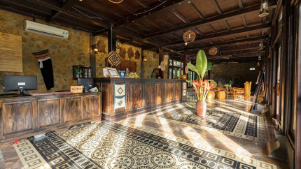 Quầy lễ tân Mai Châu Ecolodge