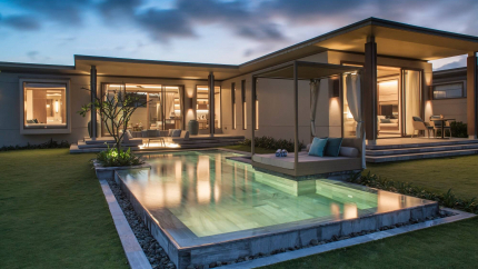 Three-bedroom Beachfront Pool Villa