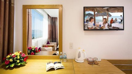 Phòng được trang bị đầy đủ tiện nghi