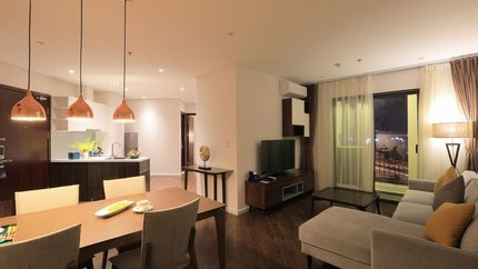 Không gian phòng rộng rãi, tiện nghi