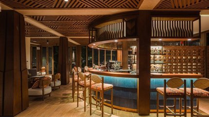 Quầy bar tại khu nghỉ dưỡng