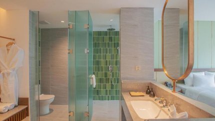 Phòng vệ sinh được thiết kế hiện đại