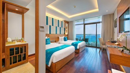 Deluxe Ocean Front với không gian mở