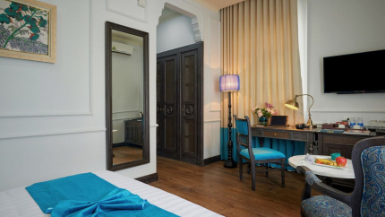 Phòng Deluxe tại Hải Phòng Manoir Des Arts Hotel