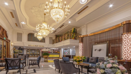 Sảnh chờ tại Hotel Marigold 4*
