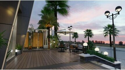 View hồ bơi ngoài trời