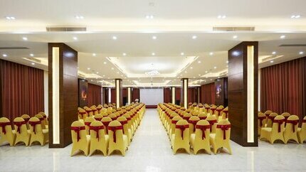 Không gian phòng hội nghị sang trọng rộng rãi