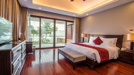 Phòng ngủ hướng vườn villa 3 - bedroom
