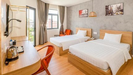 Phòng được bày trí bắt mắt